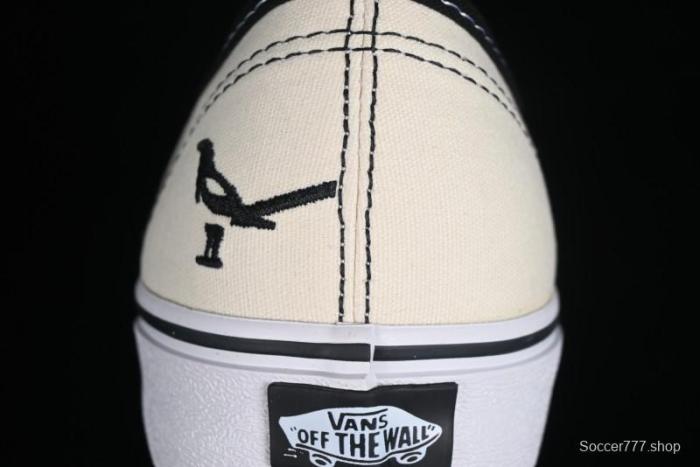 Vans Authentic Peace Dove Series Classic Canvas Patchwork Low-Top Skate Shoes - VN0009VBPB 1