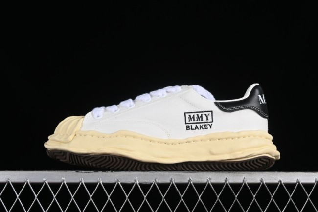 Wayne MMY Original Sole Leather Low Sneaker with Deconstructed Ice Cream Sole - W.E5 1