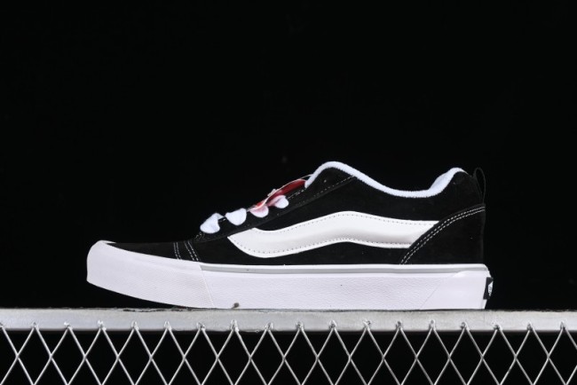 Vans Classics Knu Skool Retro Sneakers in Black & White - VN0AUAK375 1