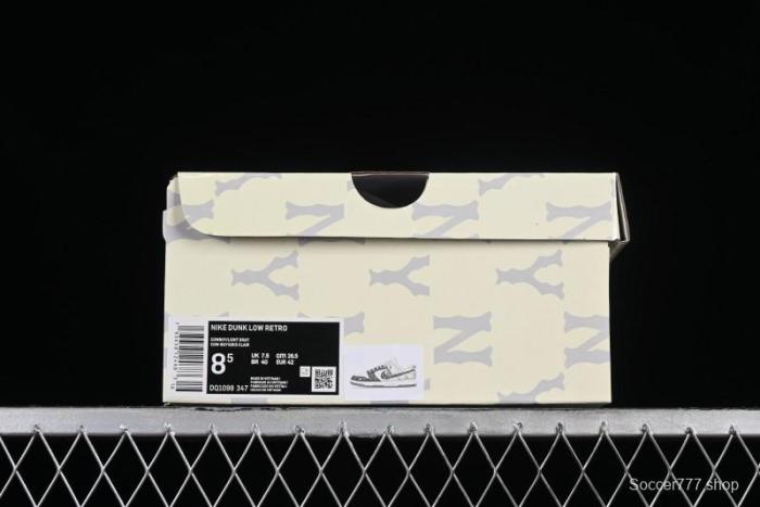 Nike SB Dunk Low MLB Collaboration - Grey Denim Anniversary Custom Low-Top Casual Skate Shoes - DQ1098-347 1