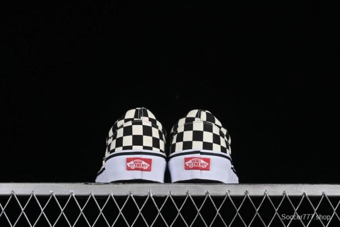 Vans Authentic Golden Coast Classic Checkerboard Slip-On Canvas Shoes - VN0A4BV4R6R 1