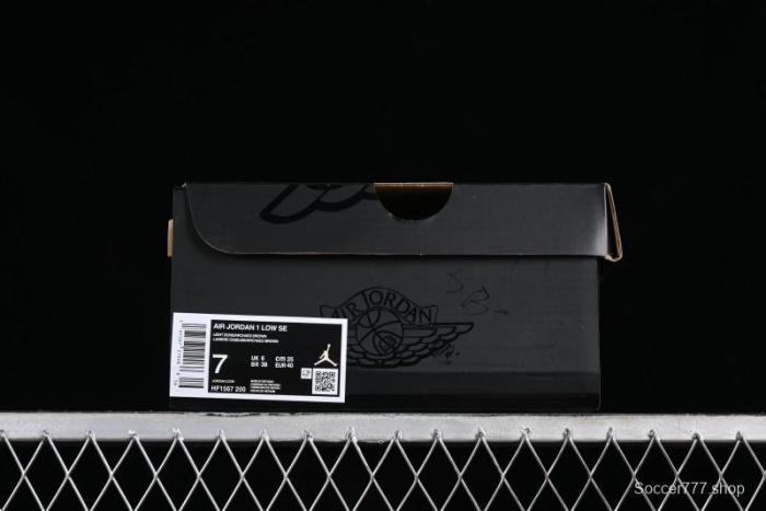 Nike Air Jordan 1 Low Retro Casual Sneakers in Grey Tan - HF1567-200 1