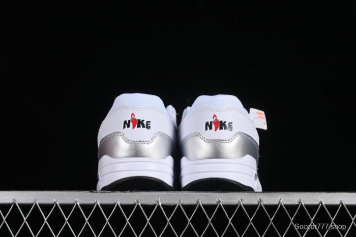 Nike Air Max 1 Retro Running Shoes with Half-Sole Air Cushion - HF7746-100 1