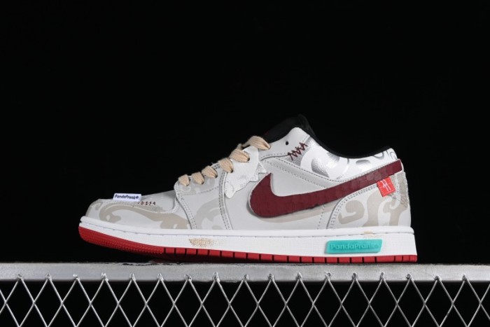 Nike Air Jordan 1 Low AJ1 CNY Year of the Dragon Limited Edition 'Mischievous Panda' Retro Basketball Shoes - 553558-066 1