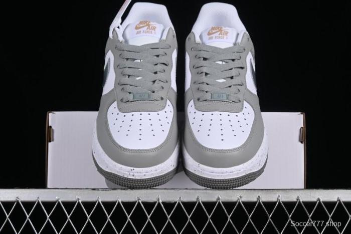 Nike Air Force 1'07 Low Grey Silver Splatter Casual Sneakers - MK5639-889 1