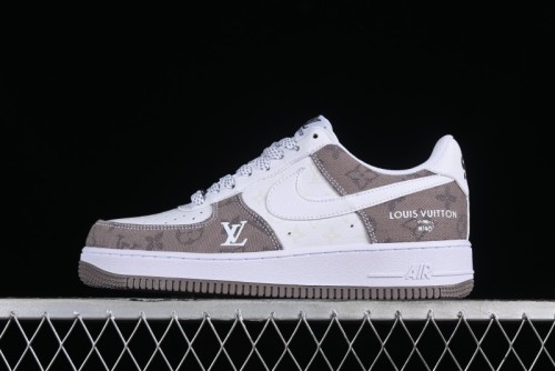 Nike Air Force 1 '07 Low Custom Casual Sneakers with Full-Length Air Cushion - CW2288-111