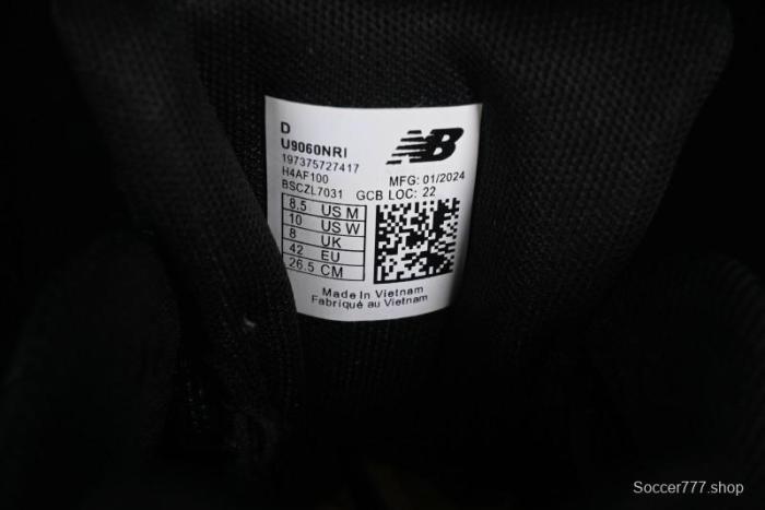 Joe Freshgoods x New Balance NB9060 Retro Casual Running Sneakers with ABZORB Cushioning - U9060NRI 1