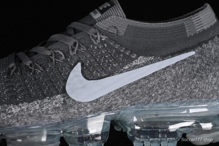 Nike Vapormax Flyknit Breathable Casual Running Shoes with Full-Length Air Cushion - 849557-002