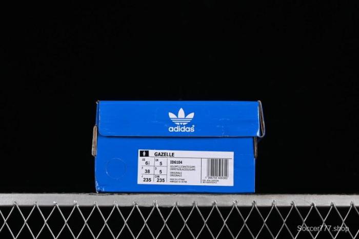 Adidas Originals Gazelle ID6104 Retro Casual Slip-Resistant Wear-Resistant Low-Top Sneakers 1