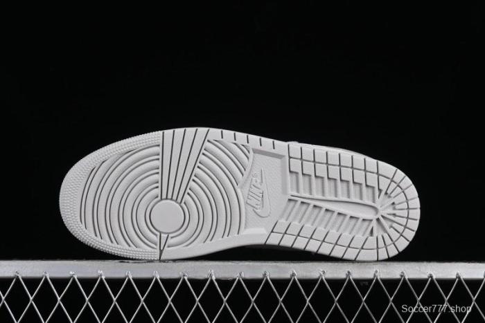 Nike Air Jordan 1 Low AJ1 White Grey Low-Top Lifestyle Basketball Shoes - DC0774-103 1