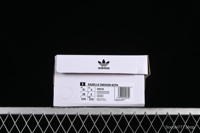 Adidas Originals Gazelle Indoor Kith Retro Casual Slip-Resistant Wear-Resistant Low-Top Sneakers - IH0120 1