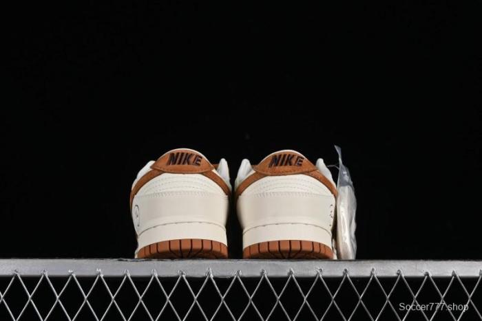 Nike SB Dunk Low Lightning Collaboration - Beige Brown Colorway with Small Brown Swoosh Anniversary High-End Custom Low-Top Casual Skate Shoes - XD1688-031 1