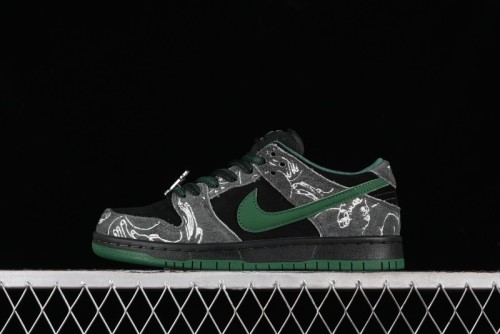Nike There Skateboards x Nike SB Dunk Low Graffiti Art Style Collaboration SB Low Top Casual Skate Shoes - HF7743-001 1