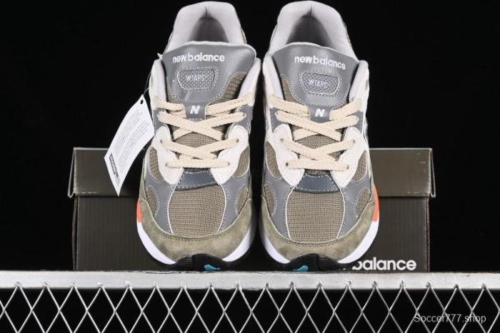 New Balance Made In USA M992 Series Classic Retro Casual Running Shoes - M992WT