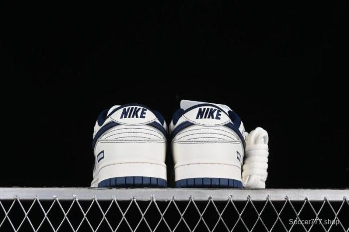 Nike SB Dunk Low UN Collaboration - Light Blue Swoosh Anniversary Custom Low-Top Casual Skate Shoes - FC1688-138 1