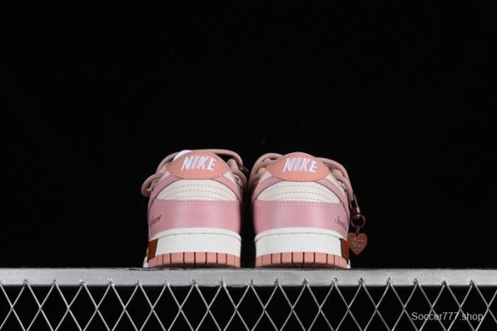 Nike Dunk Low ESS Custom Edition Rose Pink Retro Sweetheart Low-Top Casual Sneakers - DD1503-118 1
