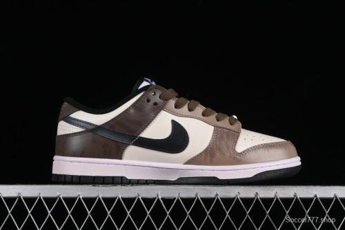 Nike Dunk Low Panda Prank Street Racing Electro Rust Distressed SB Strap Low-Top Casual Sneakers - DD1391-100 1