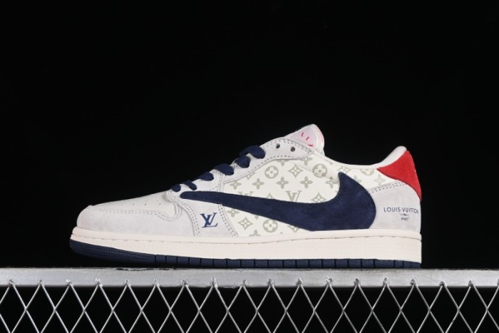 Nike Air Jordan 1 Low OG SP Travis Scott x Fragment Design Collaboration Sneakers - YQ2088-668