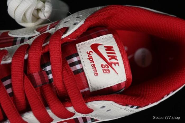 Nike SB Dunk Low Supreme - Plaid Colorway Low-Top Casual Skateboarding Shoes - SU1853-512 1