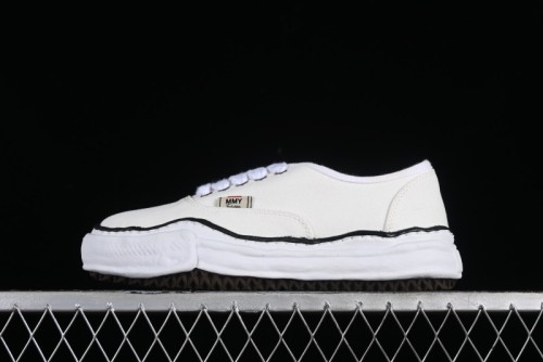 Wayne Original Sole Leather Low Sneaker with Melted Ice Cream Outsole - W.E5 1