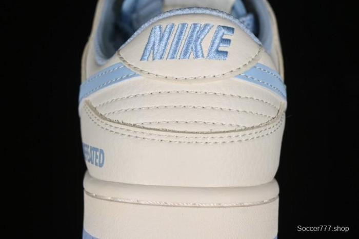 Nike SB Dunk Low UN Collaboration - Sky Blue Anniversary High-End Custom Low-Top Casual Skate Shoes - BB2699-212