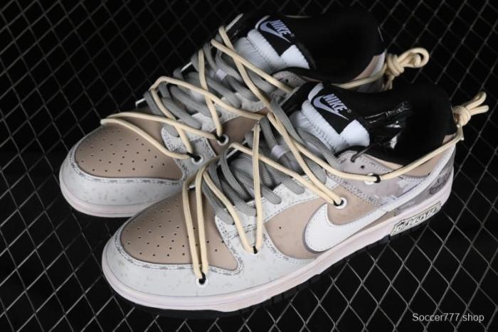 Nike Dunk Low  Joker  Speed Space Breaker White Grey SB Strap Casual Skate Shoes - DD1391-100