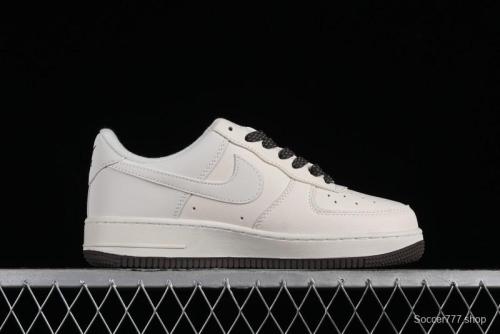 Nike Air Force 1 '07 Low BAPE Collaboration - Beige Black Star FG6688-100 1