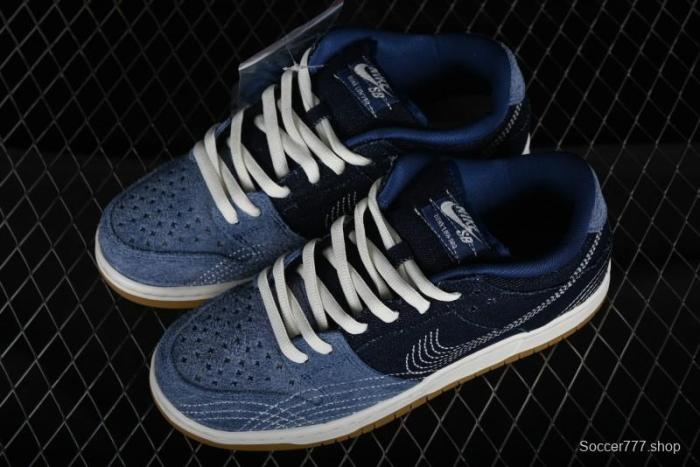 Nike SB Dunk Low Pro Premium  Denim Gum  Low-Top Casual Skate Shoes - CV0316-400