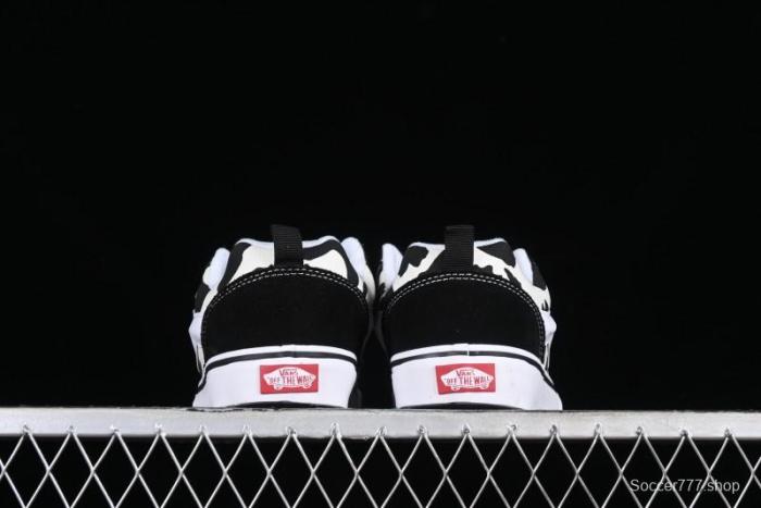 Vans Classics Knu Skool Cow Print Chunky Tongue Skate Shoes - VN0009QCB9P 1