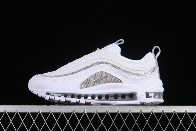 Nike Air Max 97 Retro Running Shoes with Full-Sole Air Cushion - FQ8889-100