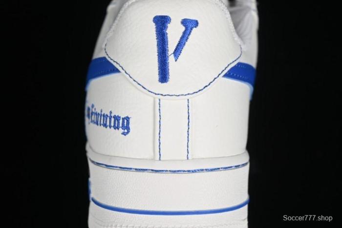 Nike Vlone x Air Force 1 '07 Low Collaboration Light Blue Casual Sneakers - AA5360-011 1