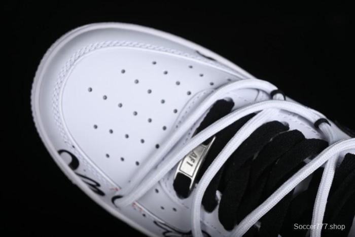 Nike Air Force 1 '07 Low Daisy Print Casual Sneakers with Lace-Up - ZH0316-025