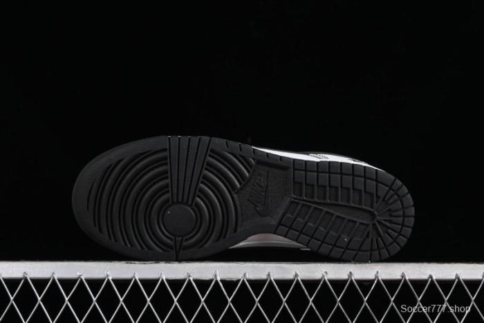 Stussy x Nike Dunk Low SB Skate Shoes in White-Black - FC1688-137 1