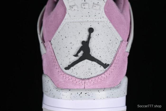 Nike Air Jordan 4 Retro Sneakers in Orchid Pink with Cement Grey Accents - AQ9129-501 1