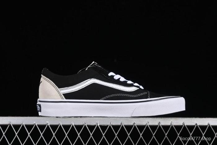 Vans Buzz Old Skool Peace Dove Classic Canvas Patchwork Low-Top Skate Shoes - VN000CR5BPB 1