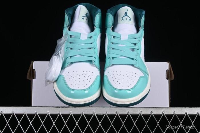 Nike Air Jordan 1 Mid  Bleached Turquoise  Casual Sneakers - DZ3745-300 1