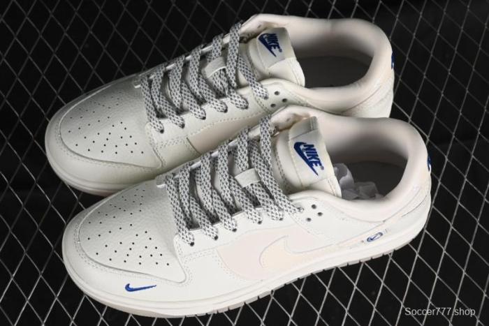 Nike SB Dunk Low White Pearl Anniversary High-End Custom Low-Top Casual Skate Shoes - XB3802-346