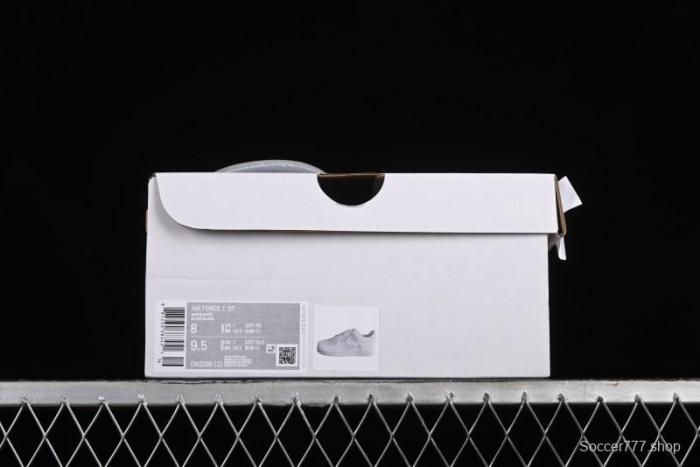 Nike Air Force 1 '07 Low Casual Sneakers with Anime-inspired White Pink Purple Spray Paint Design - CW2288-111