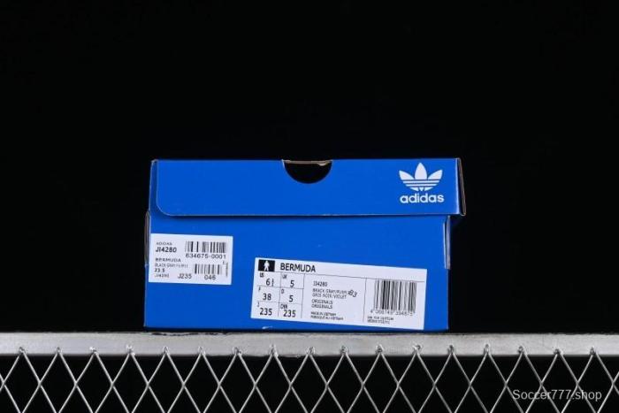 Adidas Originals Bermuda JI4280 Anti-Slip Wear-Resistant Lightweight Low-Top Skate Shoes 1