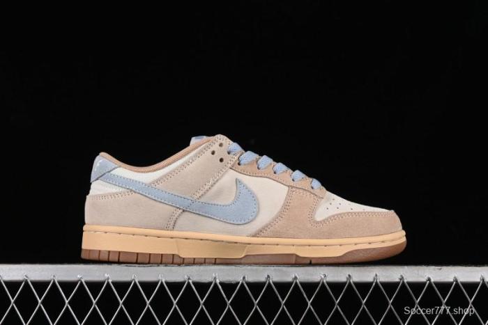 Nike Dunk Low SB Sanddrift Blue Vintage Suede and Light Blue Accent Casual Skate Shoes - HF0106-100