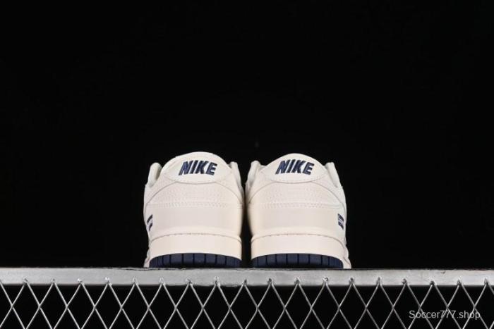 Nike SB Dunk Low Supreme Collaboration - Classic Beige Blue Anniversary High-End Custom Low-Top Casual Skate Shoes - XX8888-003
