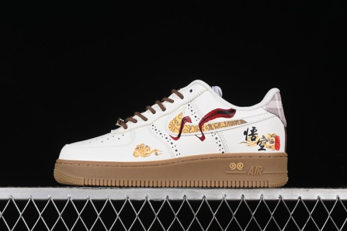 Nike Air Force 1 '07 Low  Open Cirrus  Black Myth Wukong Theme Casual Sneakers - FV3700-211