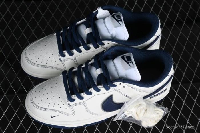 Nike Supreme x SB Dunk Low Collaboration Dark Blue Colorway Low-Top Casual Skate Shoes - RM2308-238 1