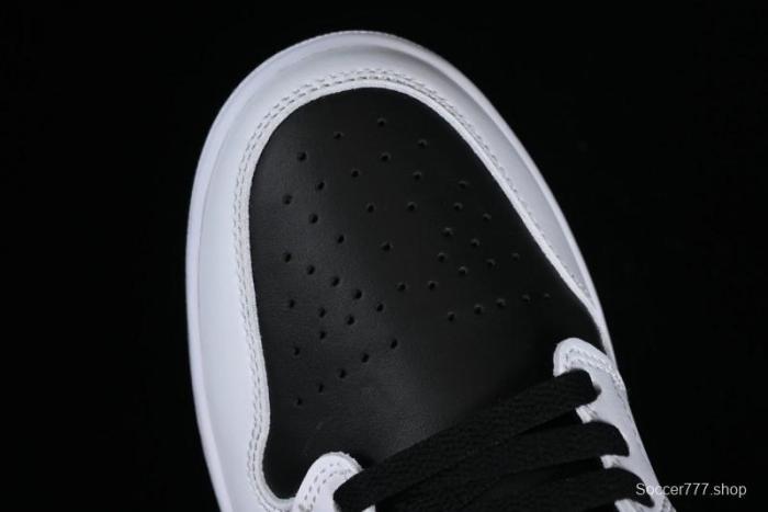 Nike Air Jordan 1 Low AJ1 Basketball Shoes with Black White Gold Swoosh - 553558-172 1