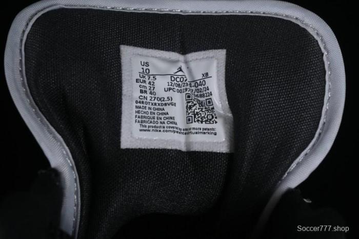 Nike Air Jordan 1 Low AJ1 Black Grey Blue Hook Basketball Shoes - DC0774-040 1