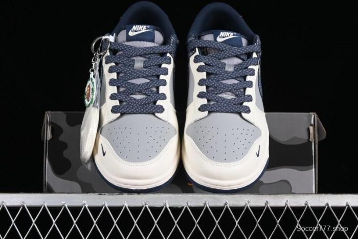 Nike SB Dunk Low BAPE Collaboration - Light Blue Grey Anniversary High-End Custom Low-Top Casual Skate Shoes - BB8969-001 1
