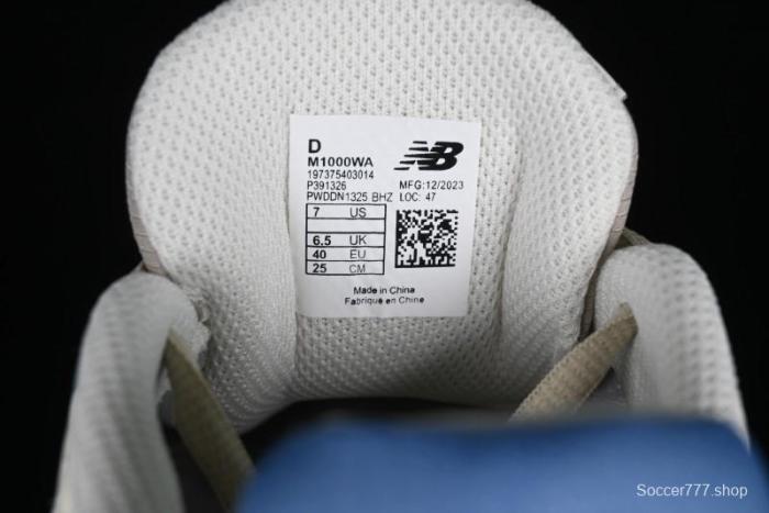 New Balance 1000 Series Retro Dad Style Low-Top Casual Running Shoes - M1000WA 1