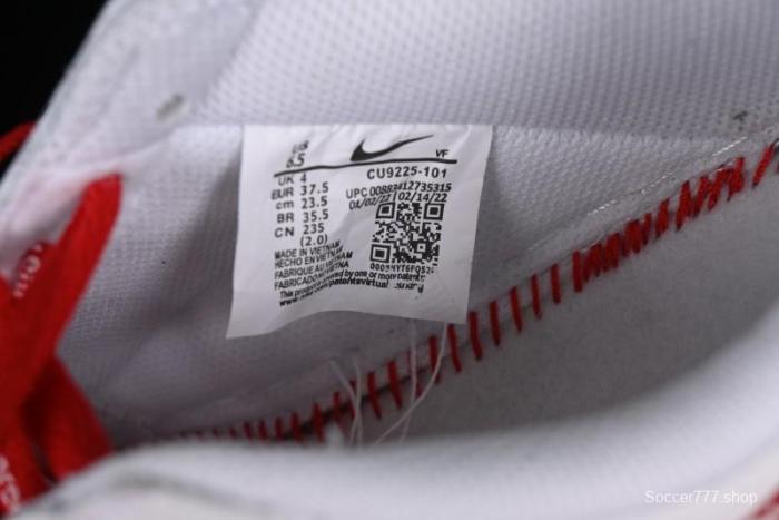 Supreme x Nike Air Force 1 '07 Low Casual Sneakers with Full-Length Air Solo Cushion - CU9225-010