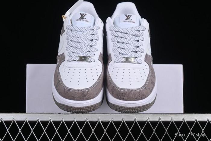 Nike Air Force 1 '07 Low Custom Casual Sneakers with Full-Length Air Cushion - CW2288-111