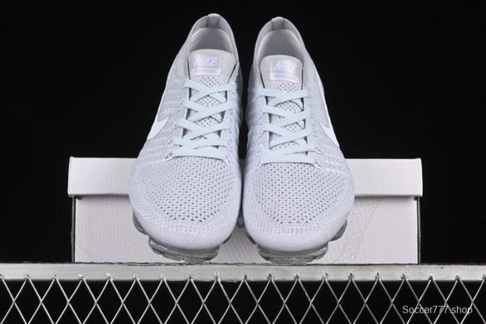 Nike Vapormax Flyknit Breathable Casual Running Shoes with Full-Length Air Cushion - 849558-100